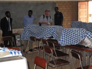 Discussing technology solutions at Ocer Campion.